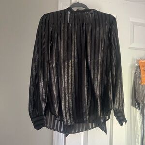 J.Crew women’s blouse w/ open neck back with a tie. Size XL, worn once.